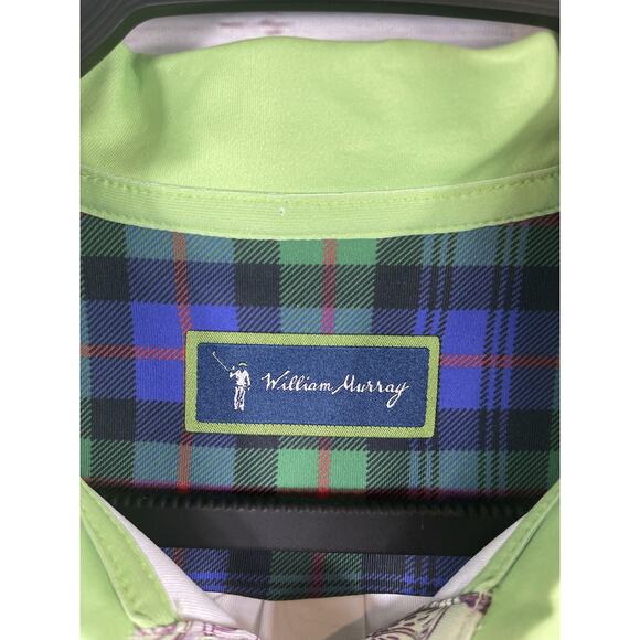 William Murray Shirt Womens Medium Green Tito's Transfusion Vodka Polo Golf - Picture 4 of 13